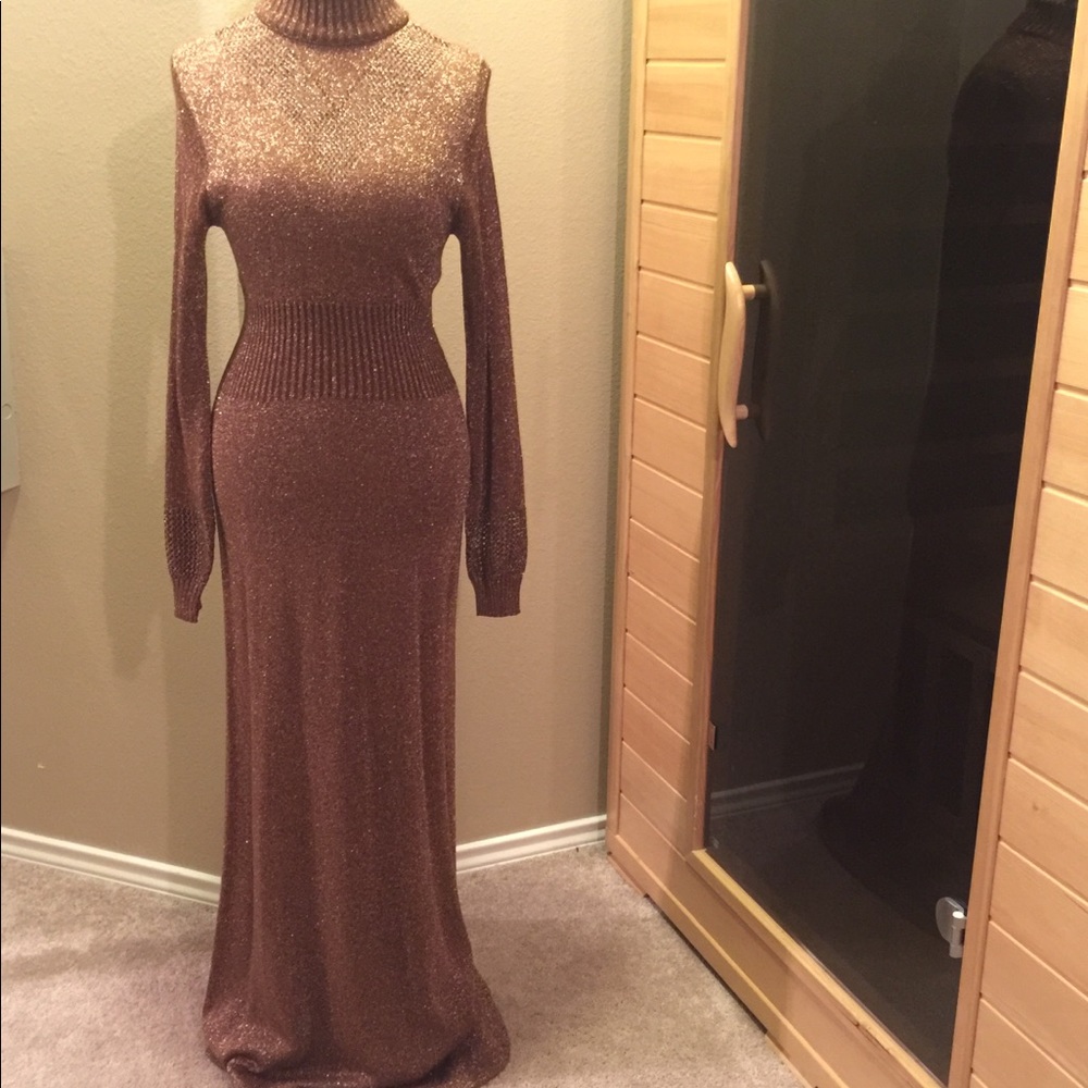 VINTAGE gold dress